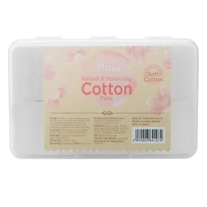 100% pure combed cotton makeup/nail polish remover pad | 100 square face cleaning | hypoallergenic and absorbent cotton
