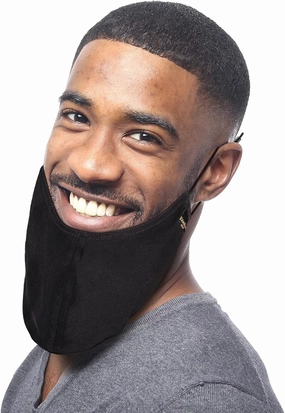 100% Mulberry-silk Beard Bandana - Large Adjustable Beard Bonnet for Men