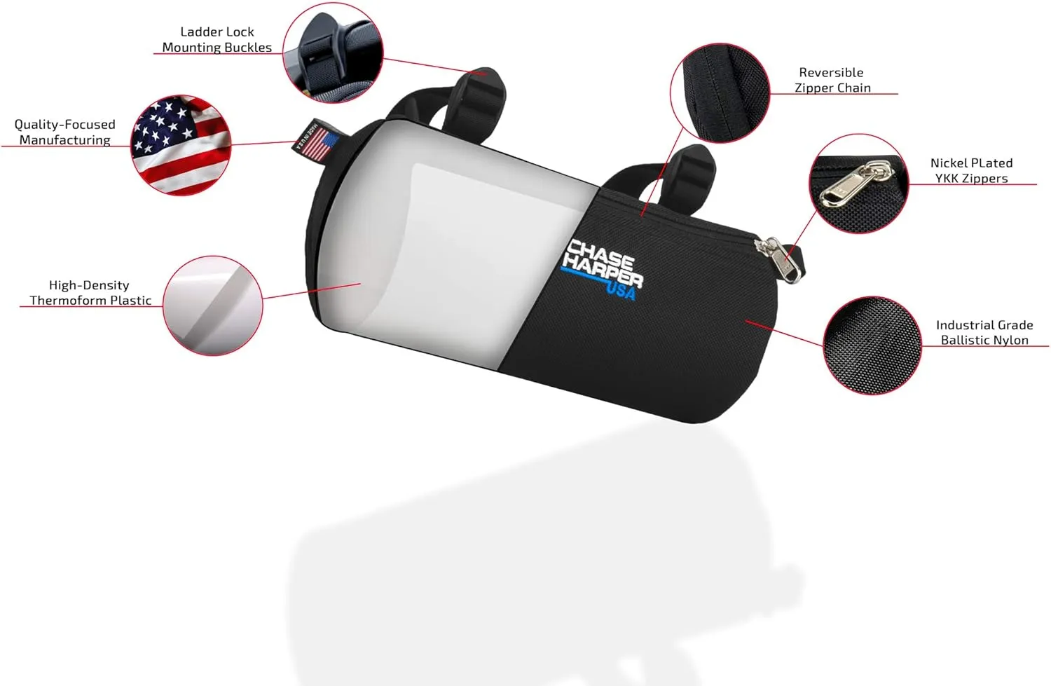105000 Ruckus Barrel Bag - Highly Durable Industrial Grade Ballistic Nylon Exterior with Strong Thermoplastic Insert Full Length Zippered Opening - Pink