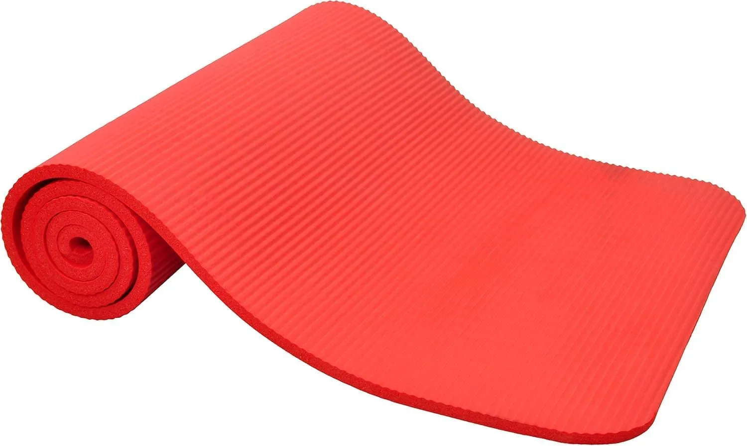 1/2-Inch Extra Thick Yoga Mat with Knee Pad, High Density Non-Slip Exercise Mat for Pilates, Stretching & Workouts, Includes Carrying Strap