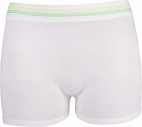 12 Pack Mesh Underwear Postpartum Must Have Hospital Provide Washable Breathable Undies for Delivery, Surgical,Traveling (L/XL(13-39 in)) White