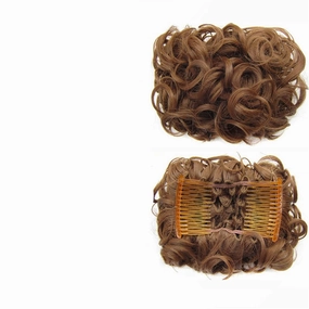 1 Piece Synthetic Large Hair Messy Women's Natural Wavy Scrunchie Chignon Tray Ponytail Hairpieces #12