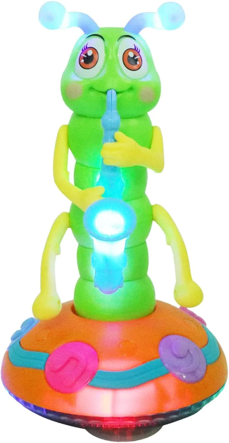 1Pc Dancing Caterpillar Electric Music Plaything with for Early Education Fun for Creative Learning and Imagination Development