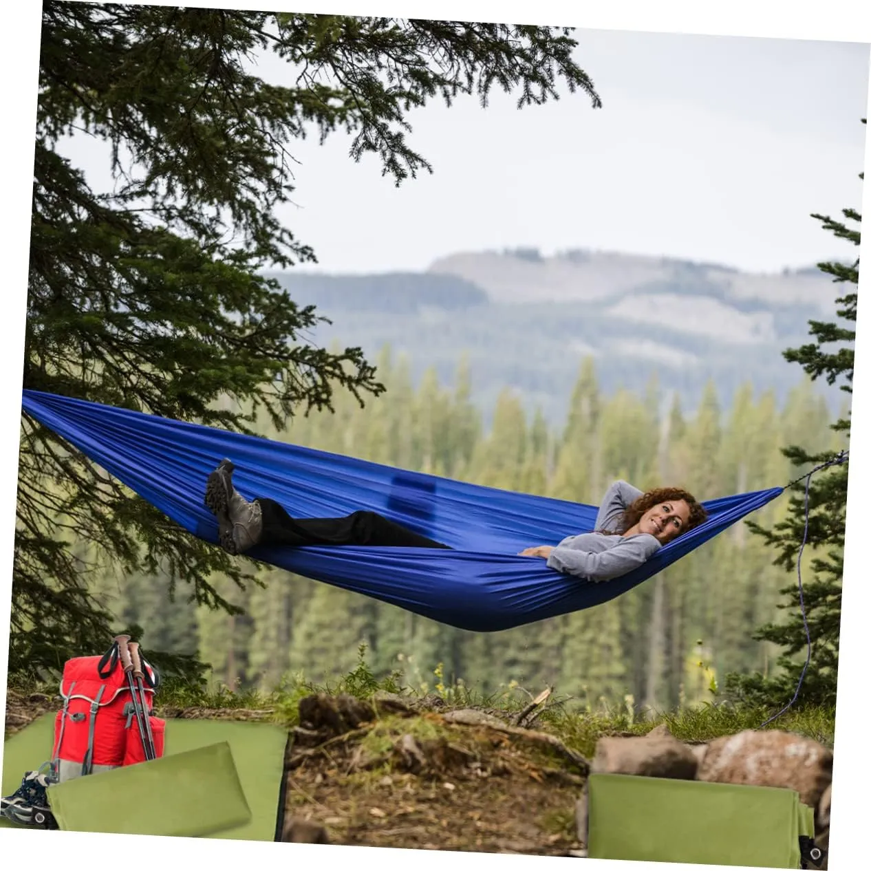 1pc Oxford Cloth Ground Mat Portable Camping Tent Blanket for Beach Hiking and Outdoor Activities Army Green Uv Lightweight Multi-Functional