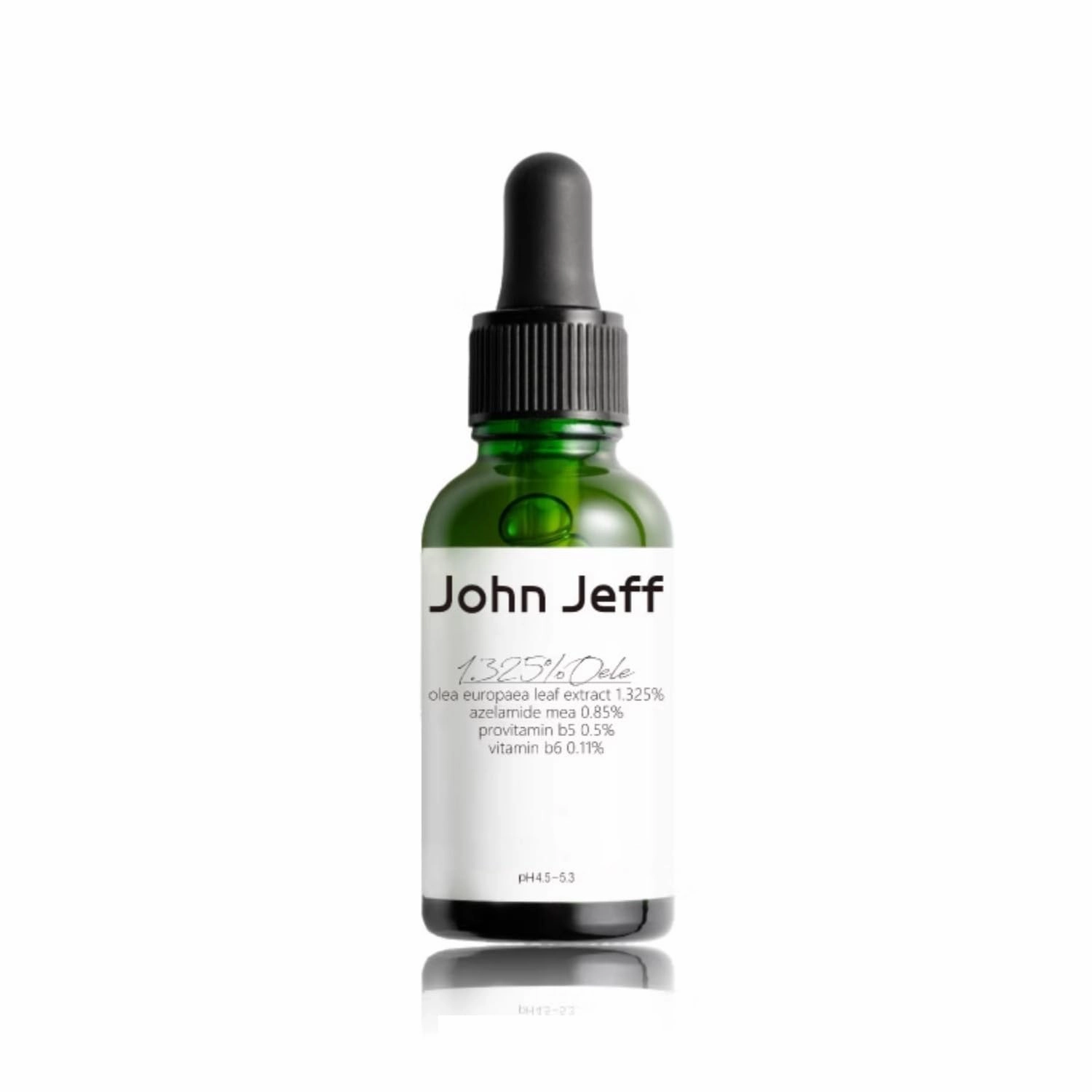 1PC John Jeff Olive Serum Soothing Relieving Redness Balancing Moisturizing Facial Serum Essence, Strengthen Skin Serum Ampoule (Oily Skin, 15ml)