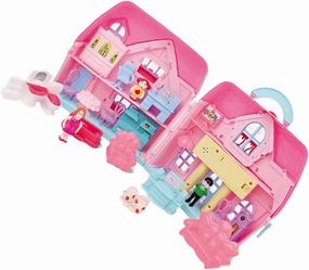 1set Creative Doll House Villa for Boys and Girls Adorable Role Play Toy for Girls Birthday Accessories