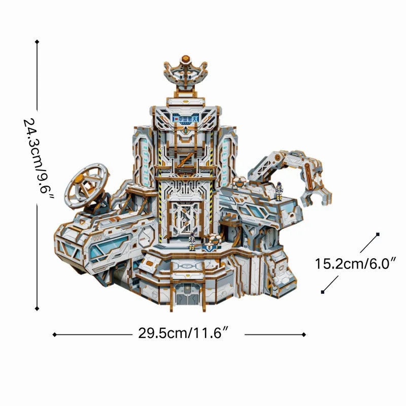 3D Wooden Puzzles | Mars Base-Chi Di Fortress