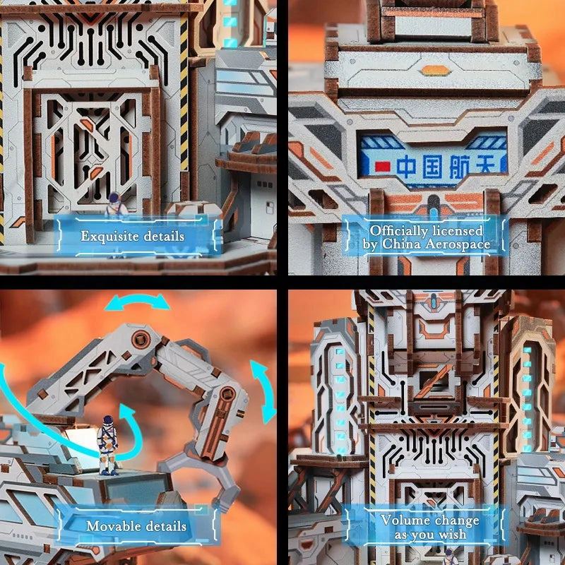 3D Wooden Puzzles | Mars Base-Chi Di Fortress