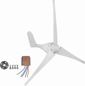 400W Turbine Generator,Wind Generator 12V Turbine Wind Turbine Kit with MPPT Controller 3 Blades Wind Generator Kit Suitable for Boats, Gazebos, Chalets, or Mobile Homes