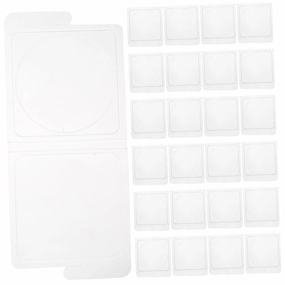 40pcs Transparent Makeup Palette Containers for Blush Highlighter and Lipstick DIY Storage Boxes Durable and Easy to Clean Blisters Material for Women
