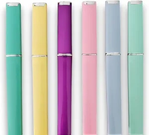 6 Pack Ombre Nail Files Set with Gradient Colors - Professional Double-Sided Emery Boards for Natural Nails - Perfect Gift for Women and Teens - Mother's Day and Easter Gifts