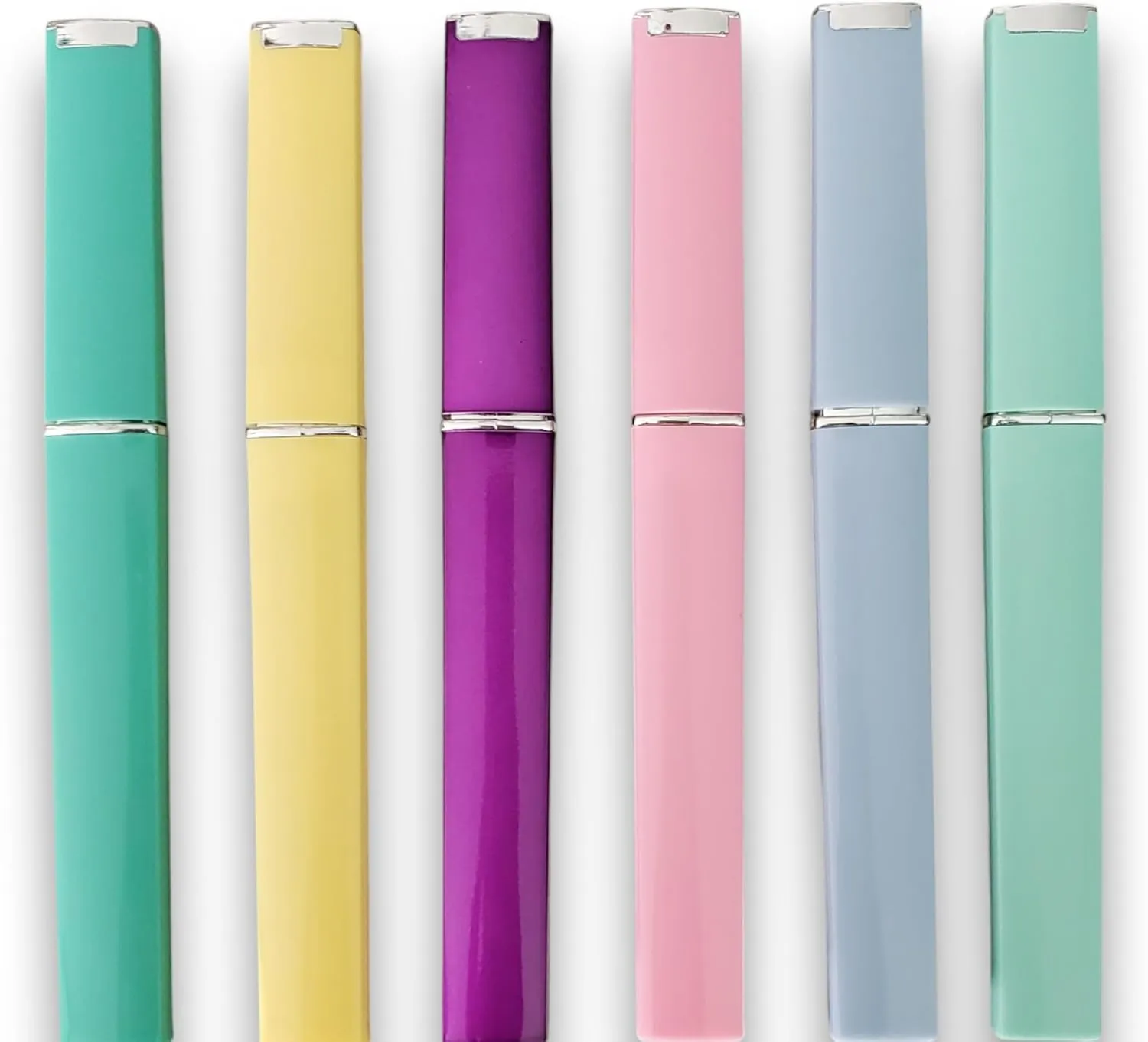 6 Pack Ombre Nail Files Set with Gradient Colors - Professional Double-Sided Emery Boards for Natural Nails - Perfect Gift for Women and Teens - Mother's Day and Easter Gifts