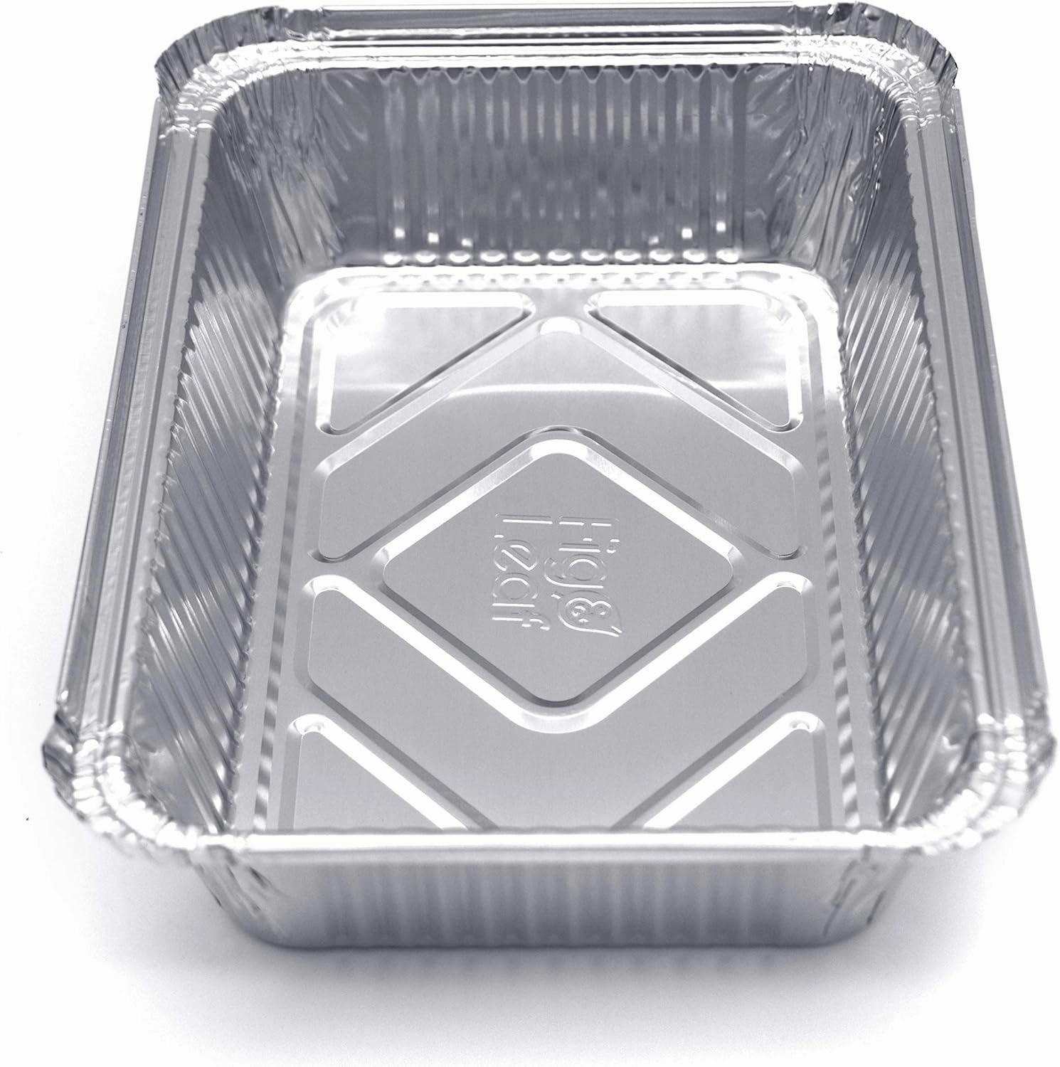 (120 Pack) Premium 2.5-LB Takeout Pans with Lids - 8.6" x 6.1" x 2" l Heavy Duty Disposable Aluminum Foil for Catering Party Meal Prep Freezer Drip Pans BBQ Potluck Holidays