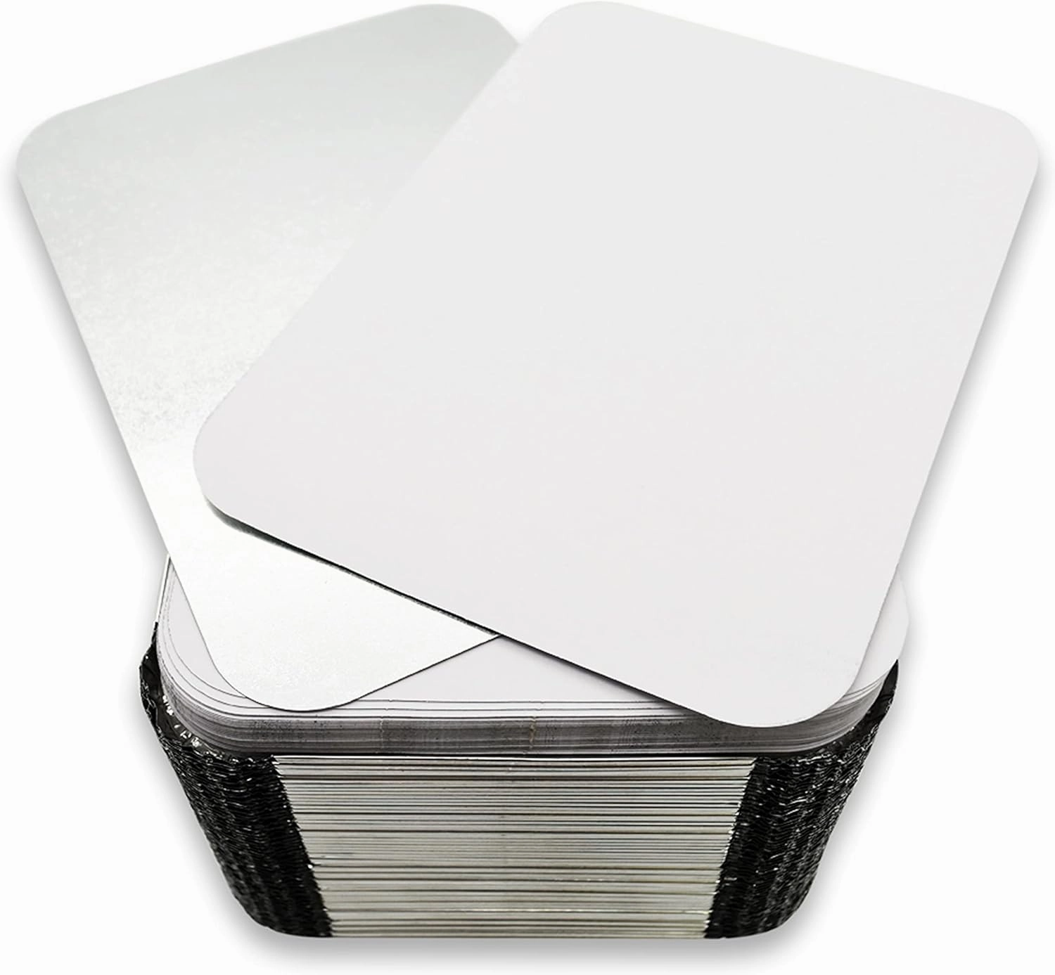 (480 Pack) Premium 2.5-LB Takeout Pans with Lids - 8.6" x 6.1" x 2" l Heavy Duty Disposable Aluminum Foil for Catering Party Meal Prep Freezer Drip Pans BBQ Potluck Holidays
