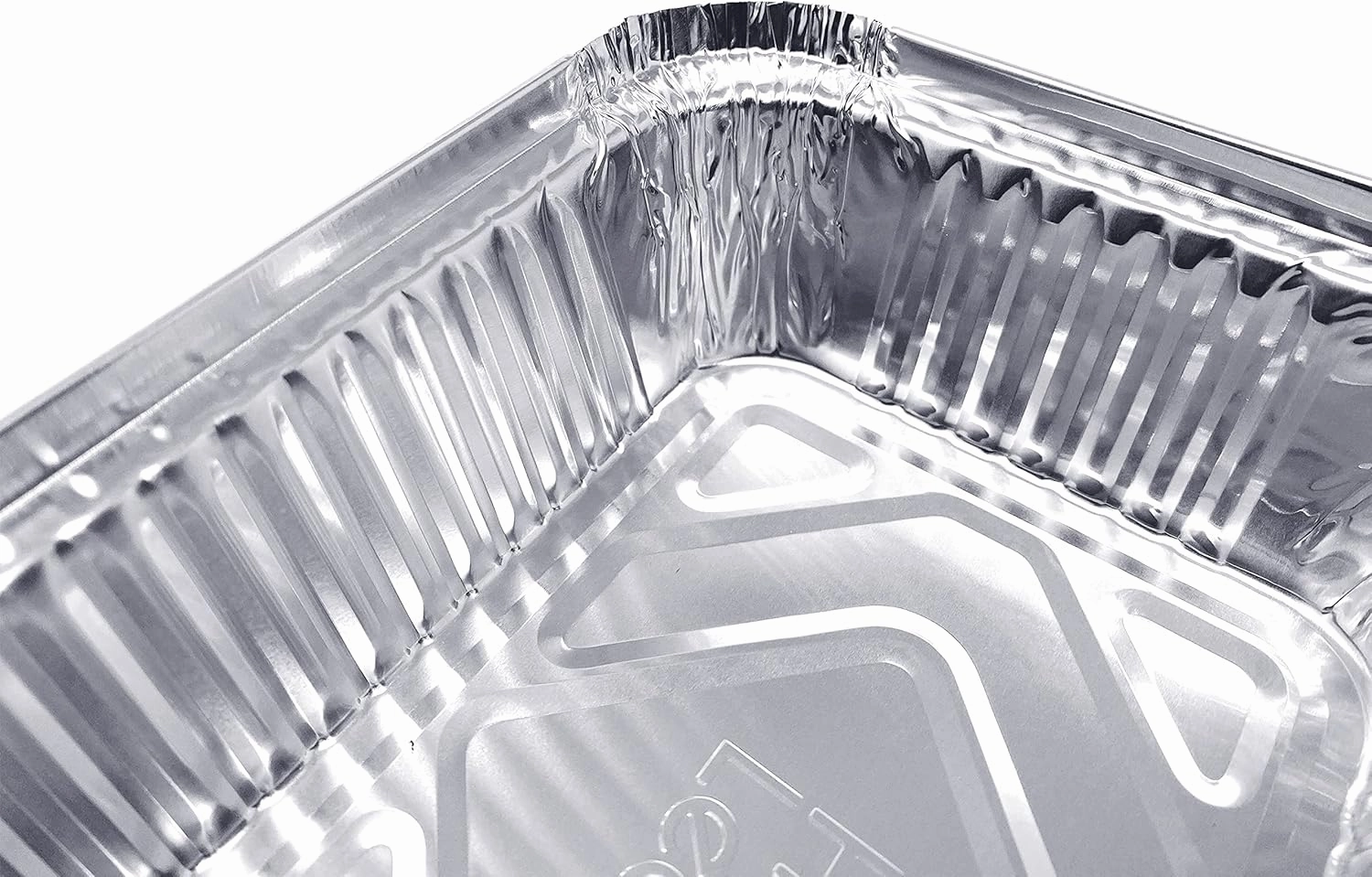 (480 Pack) Premium 2.5-LB Takeout Pans with Lids - 8.6" x 6.1" x 2" l Heavy Duty Disposable Aluminum Foil for Catering Party Meal Prep Freezer Drip Pans BBQ Potluck Holidays