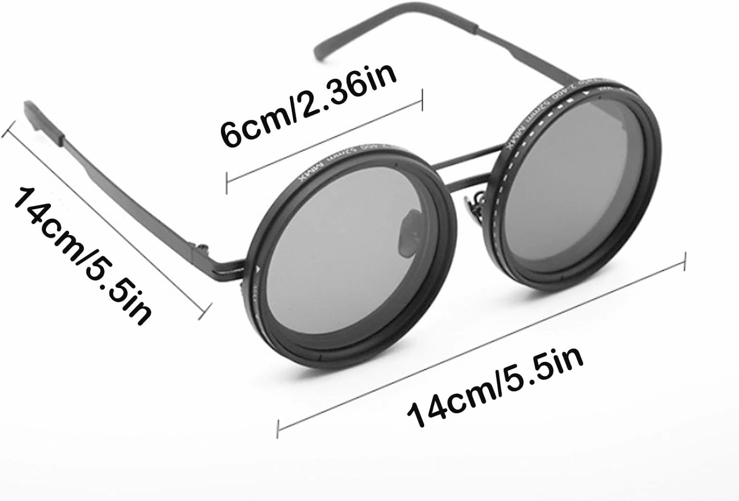 Adjusta Shades Sunglasses, Nd9 Adjustable Sunglasses for Fishing Driving Travelling, Adjustable Tint Sunglasses for Men