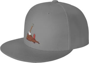 Adjustable Earthworms and Shovels Snapback Hat for Men Women Baseball Cap Dad Hats