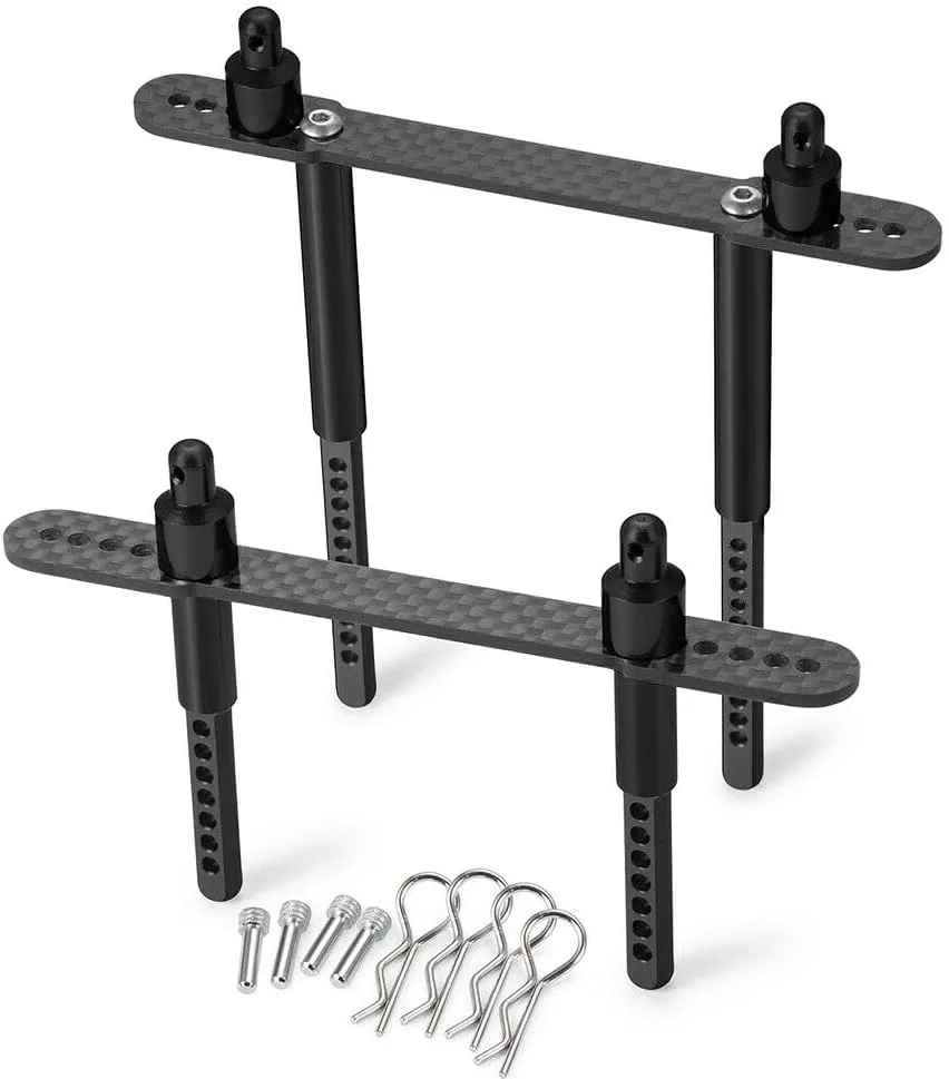 Adjustable Metal Front Rear Post Mount Accessories for Axial SCX10II 90046 1/10 RC Car