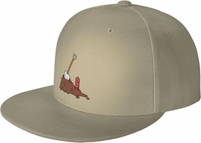 Adjustable Earthworms and Shovels Snapback Hat for Men Women Baseball Cap Dad Hats