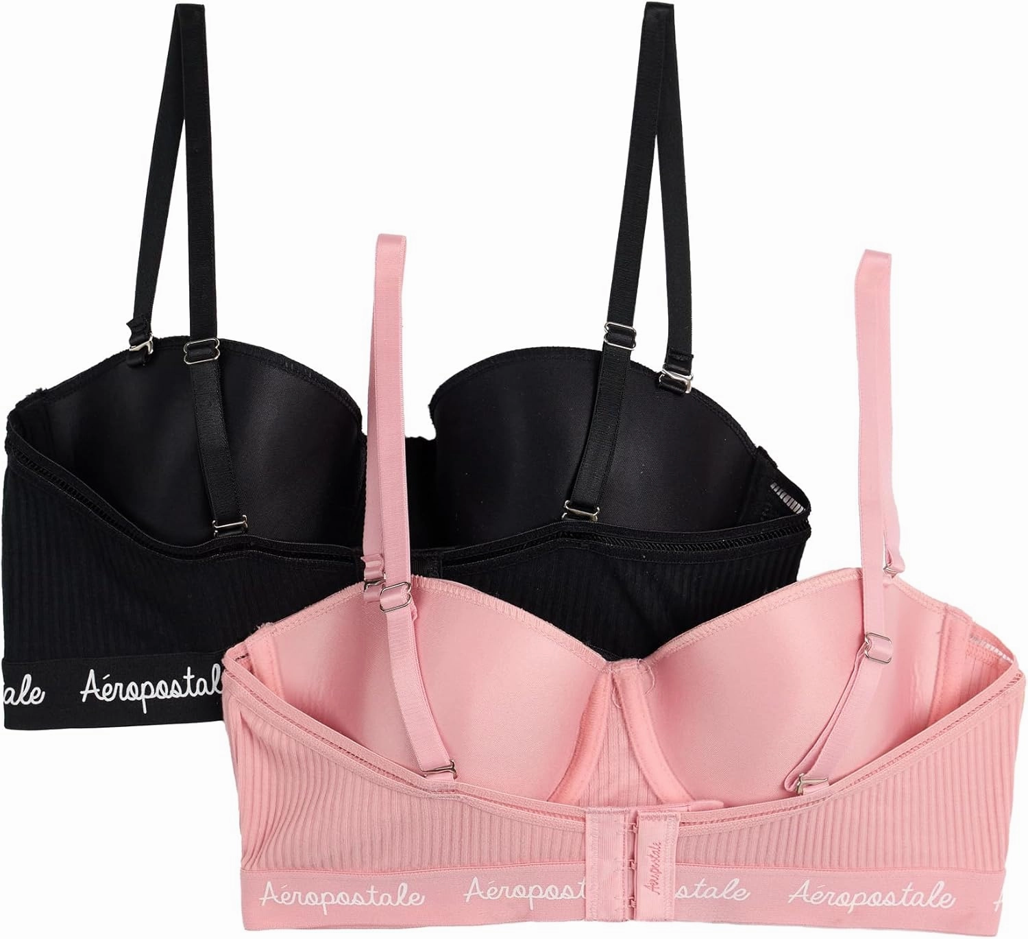 Aeropostale Women's 2-Pack Balconette Push Up Bra