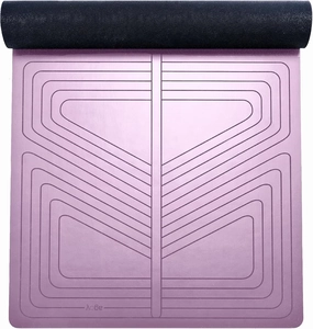 agoy Pro  Warrior - Premium Non-Slip Yoga Mat – Eco-Conscious Design - PU Mat With Wet/Dry Grip  - Focus Alignment - Lazer-Etched Technology - A Portable Standard Size Mat for All Styles of Yoga