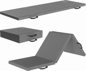 All Purpose Extra Thick High Density Anti Tear Gymnastics Gym Folding Exercise Aerobics Mats, Multiple Sizes and Colors Available