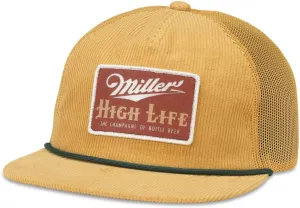 AMERICAN NEEDLE Miller High Life Beer Mackie Adjustable Snapback Baseball Hat (22015A-MHL-WHE)