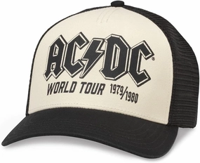 AMERICAN NEEDLE ACDC Roscoe Adjustable Snapback Baseball Hat