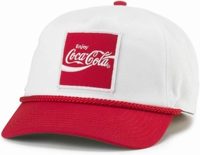 AMERICAN NEEDLE Coke Coca Cola Patch Unisex Adjustable Snapback Baseball Hat