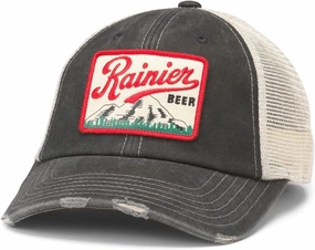 AMERICAN NEEDLE Rainier Beer Patch Unisex Adjustable Snapback Baseball Hat