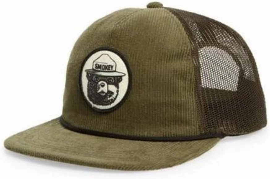 AMERICAN NEEDLE Smokey The Bear Patch Unisex Adjustable Snapback Baseball Hat