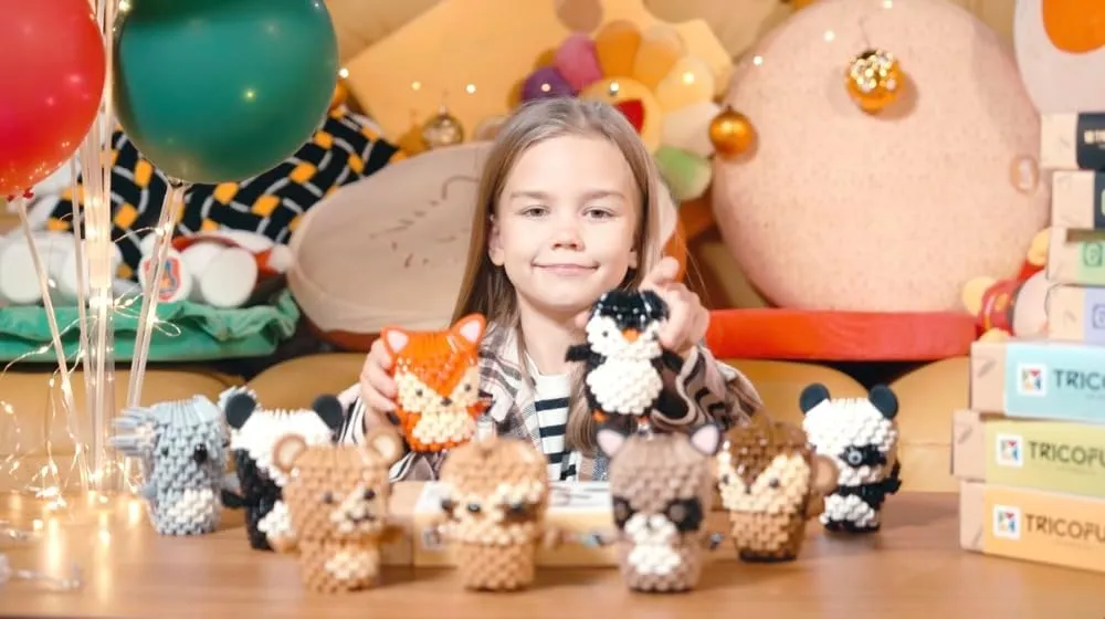 Animals 3D Soft Building Blocks - Cute Animal Kit, Pressure-Relief, STEM Educational Toys, Enhance Hands-On Skills Interlocking Building Blocks (1112-Mini Fox)