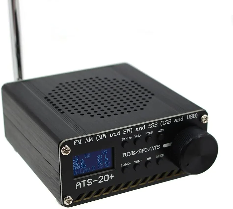 ANYSECU Shortwave AM FM Radio ATS-20 Plus AIR Band DSP Full Band (MW & SW) SSB (LSB & USB) Scanner Portable Radio