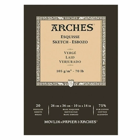 Arches Esquisse Laid Sketch Pad 105gsm DISCONTINUED