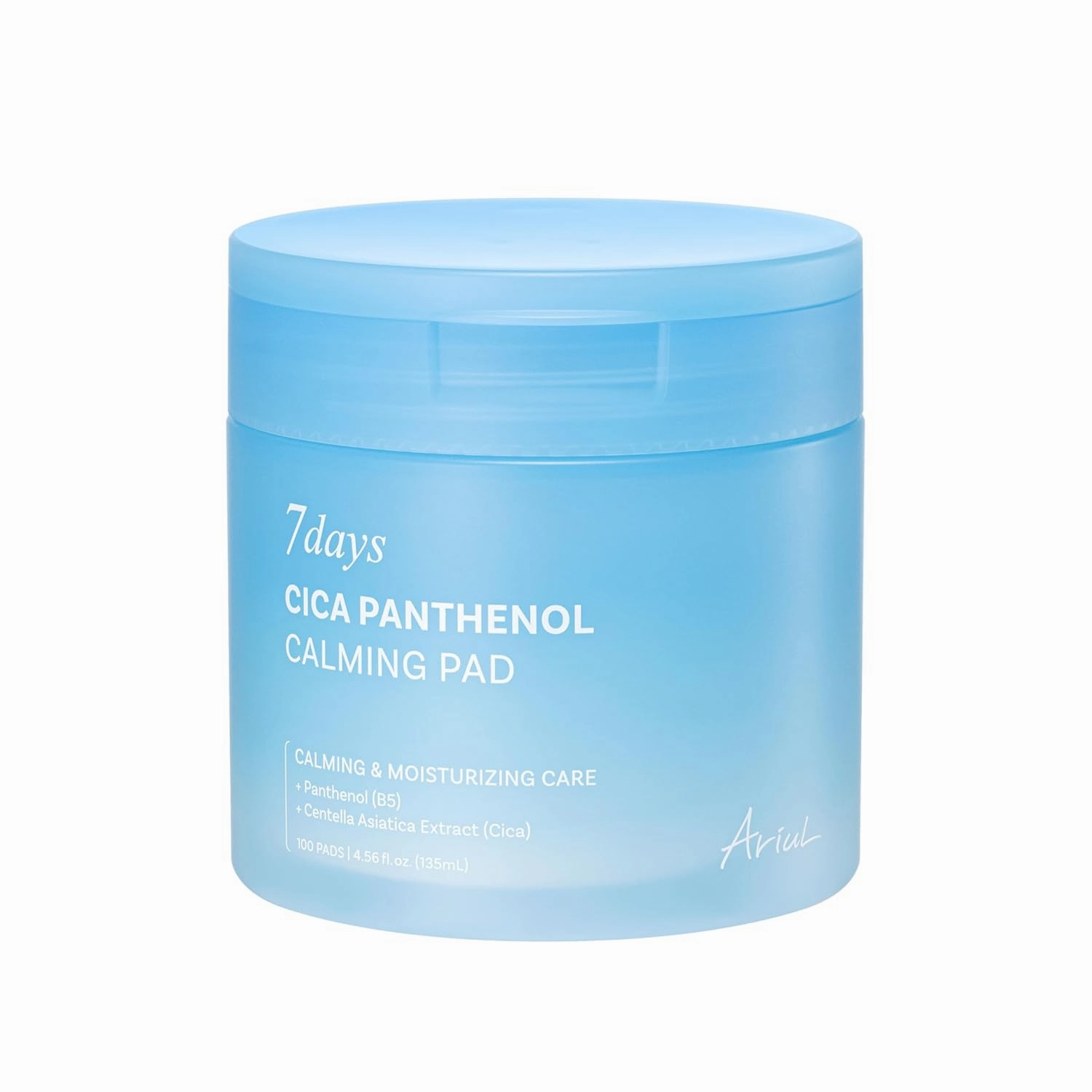 Ariul 7 Days Tea Tree Peeling Pad – Gentle Exfoliation & Pore Care, Skin Smoothing LHA & PHA, Sebum Control Green Tomato, Vegan, Korean Skin Care, 70 Counts, 125ml / 4.23 fl. oz (Blue, Calming Pads)