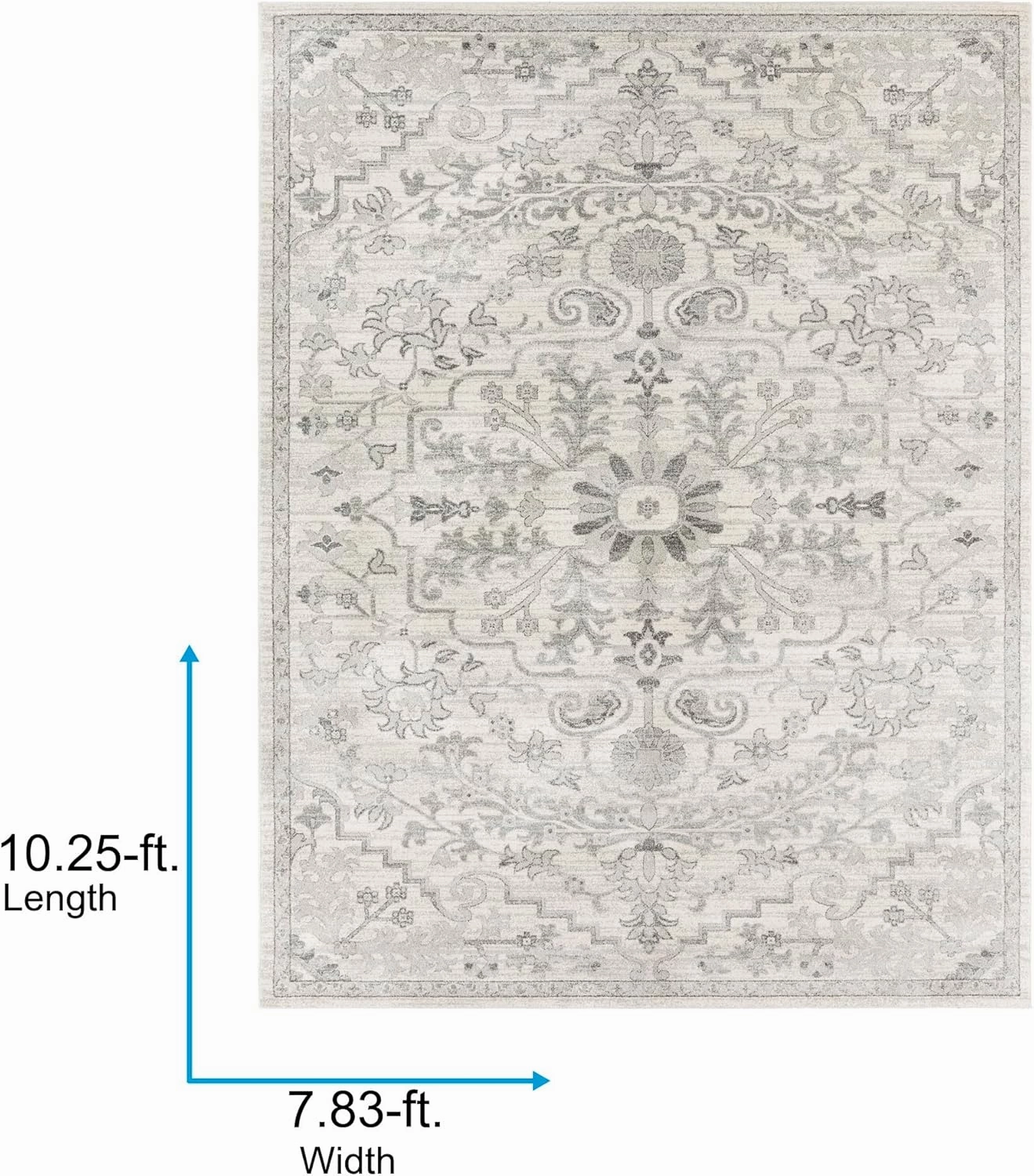 Artistic Weavers Odelia Vintage Bohemian Area Rug,7'10" x 10'3",Beige