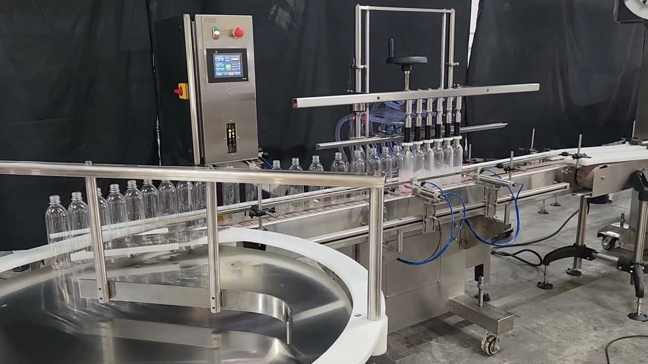 Automatic Inline Bottle Capping Machine Model TruCap-X-Vert Videos