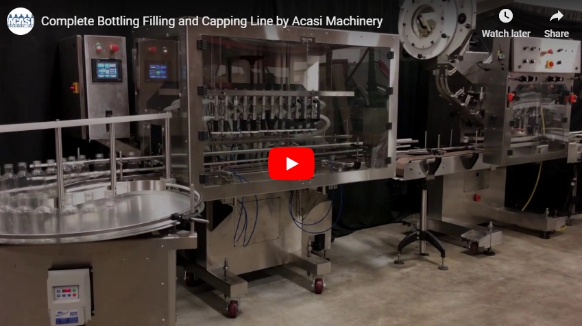 Automatic Inline Bottle Capping Machine Model TruCap-X-Vert Videos