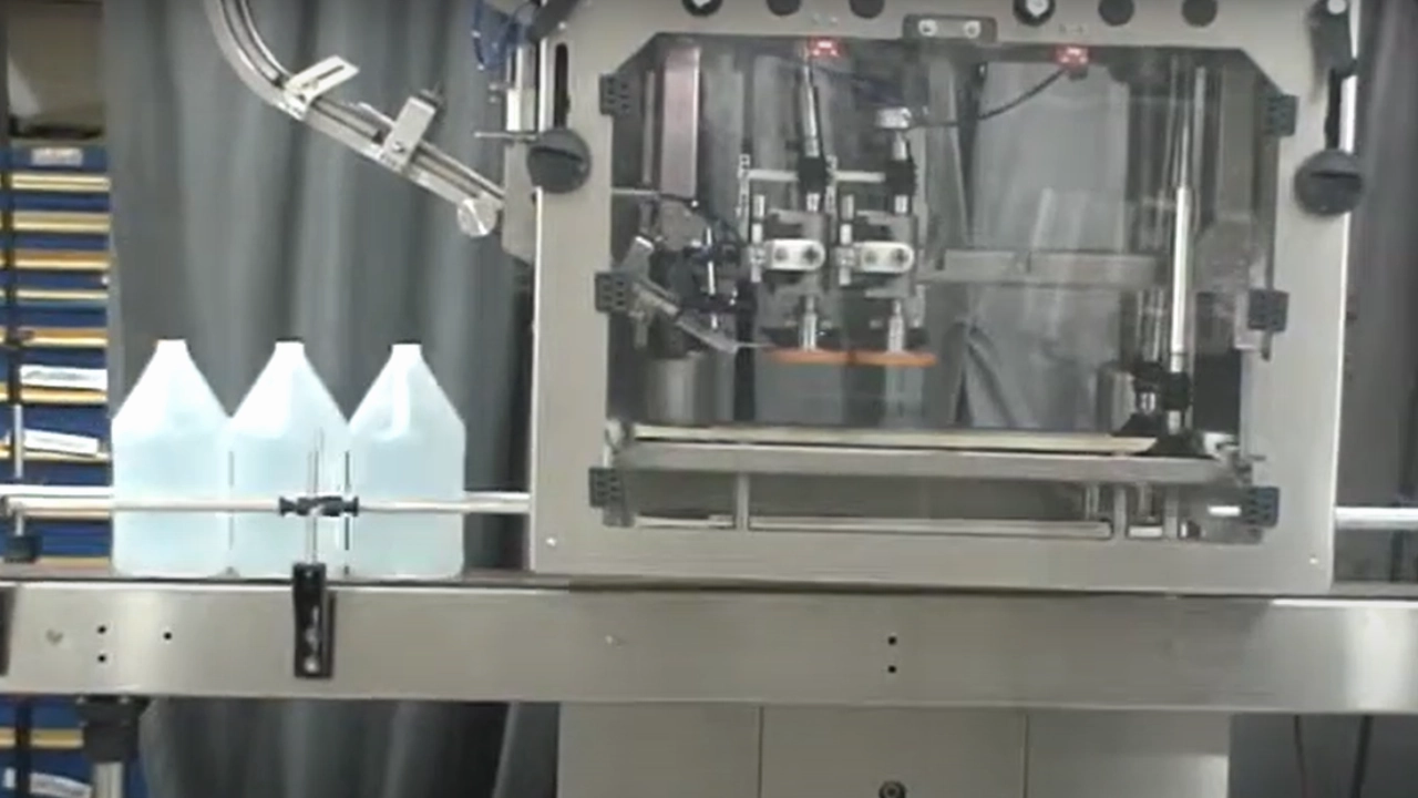 Automatic Inline Bottle Capping Machine Model TruCap-X-Vert Videos