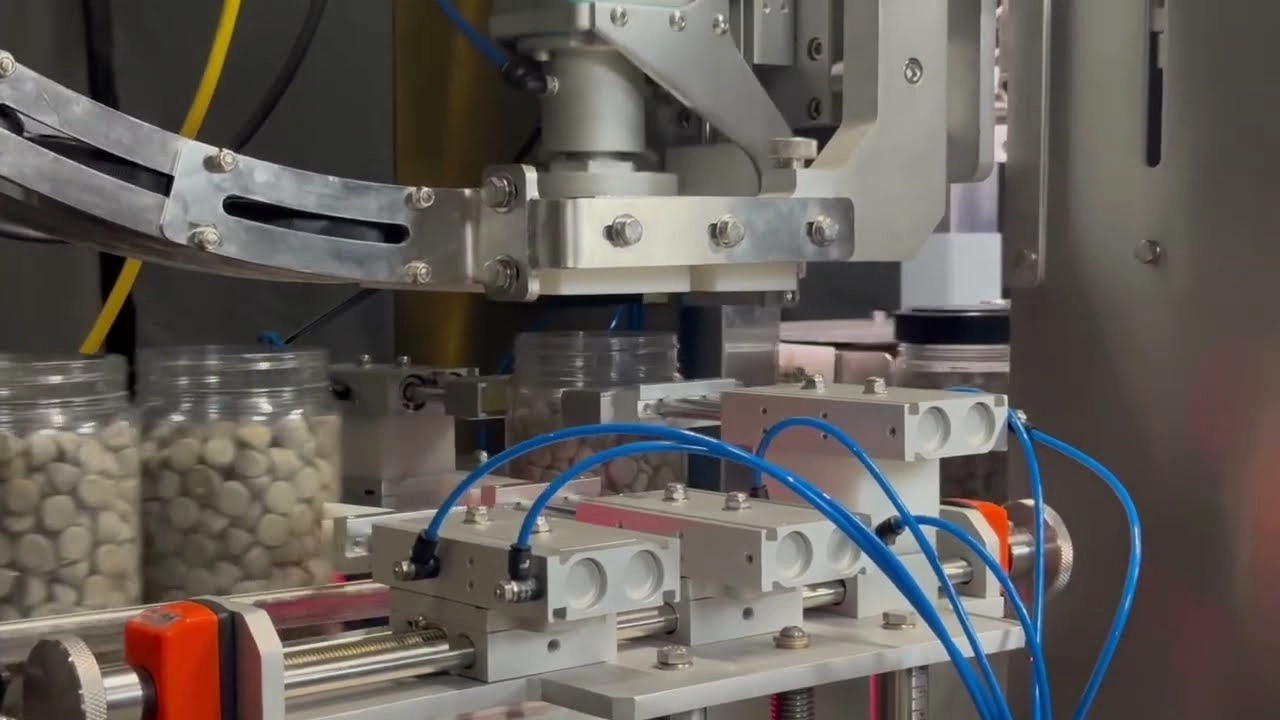 Automatic Inline Bottle Capping Machine Model TruCap-X-Vert Videos