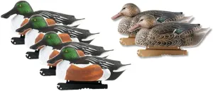 AVERY GHG Hunter Series Over Size Shoveler Duck Hunting Decoys | 4 Drakes, 2 Hens | 60/40 Dura-Keel - 6 Pack (73010)