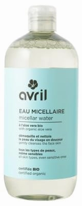 Avril Organic Micellar Water 500 ml Micellar water. Make-up remover, gentle cleanser.