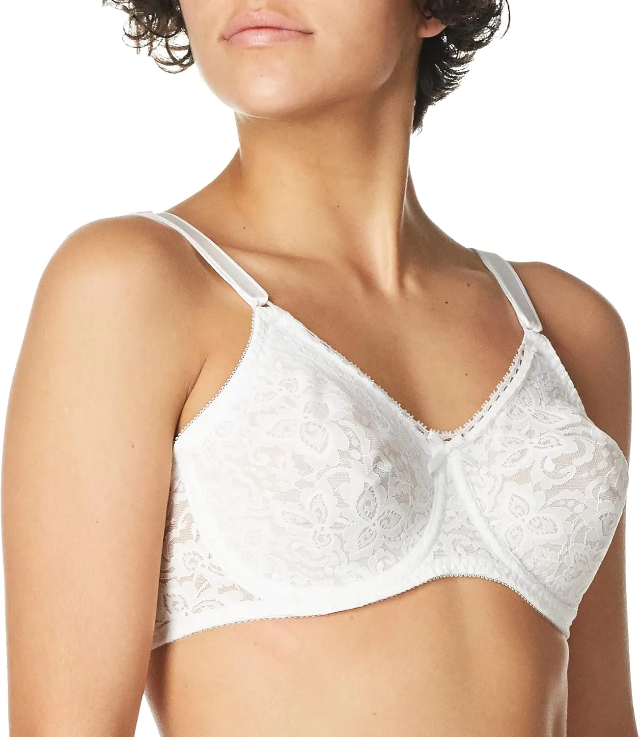 Bali Women's N Smooth Stretch Lace Underwire Bra Df3432