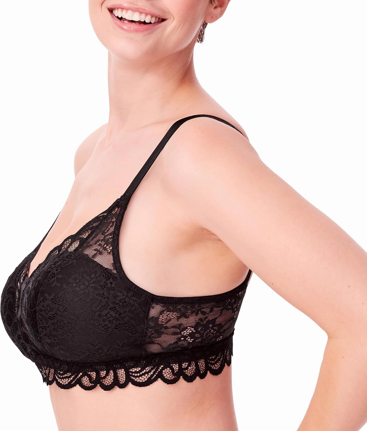 Bali Women's Lace Desire All Over Wire Free Bra