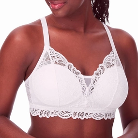 Bali Women's Lace Desire All Over Wire Free Bra