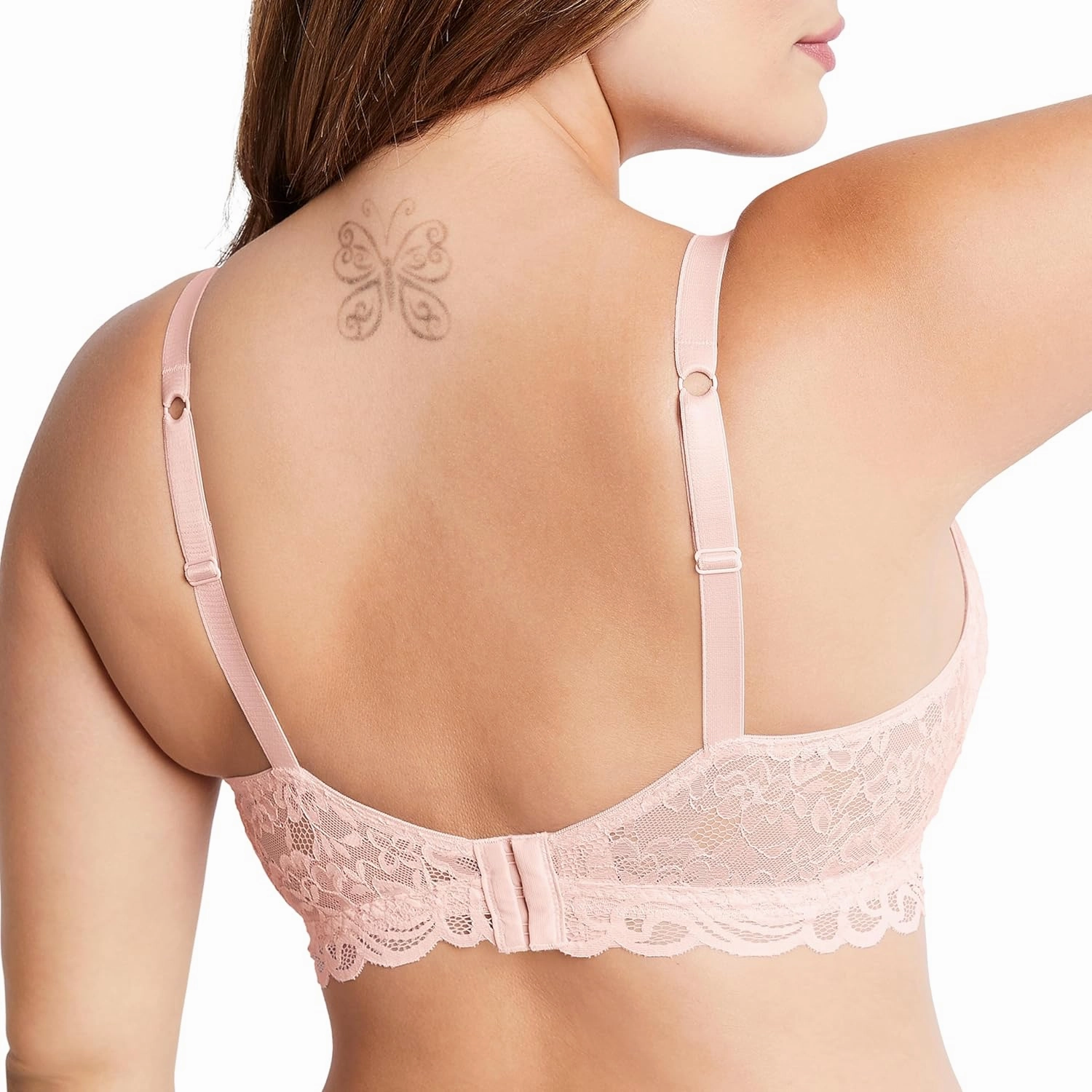 Bali Women's Lace Desire All Over Wire Free Bra