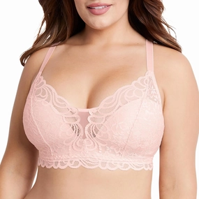 Bali Women's Lace Desire All Over Wire Free Bra