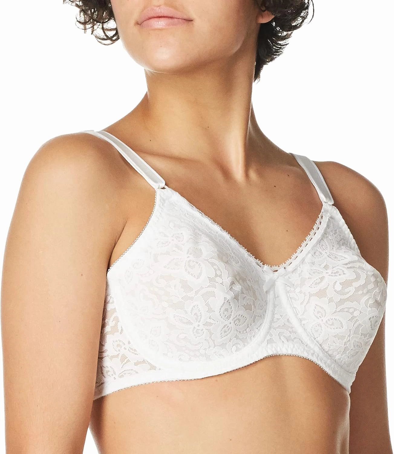 Bali Women's N Smooth Stretch Lace Underwire Bra Df3432