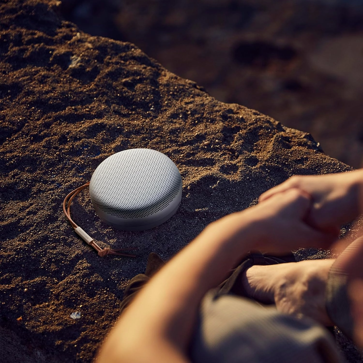 Bang & Olufsen Beosound A1 (2nd Generation) Wireless Portable Waterproof Bluetooth Speaker with Microphone, Grey Mist