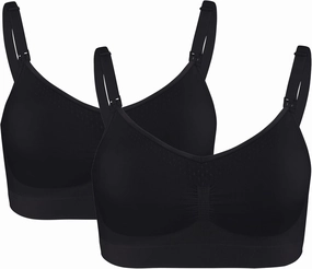 Basics by Bravado Women's Comfort Maternity Bra and Nursing Bra Adjustable, Seamless, S-XXL